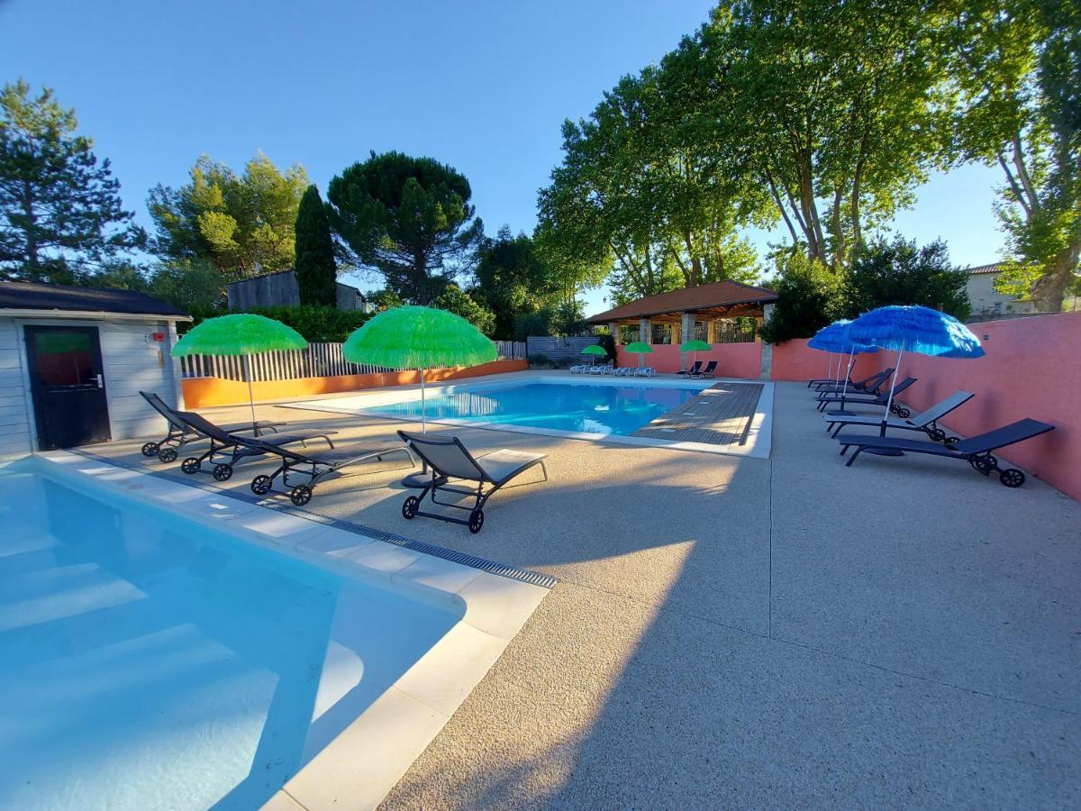Camping Le Pre Saint-Andre Souvignargues Buitenkant foto